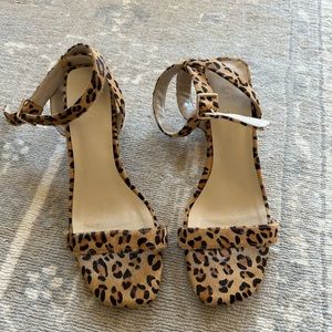Leopard Block Heels
